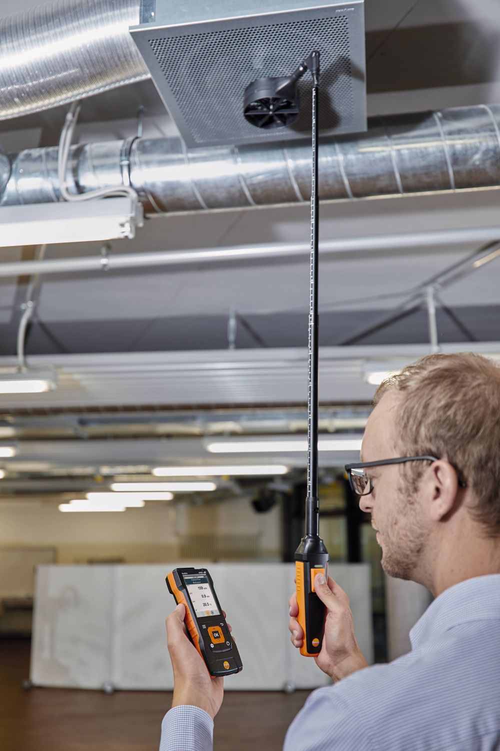 Combokit 1 / Fluxo de Ar com Bluetooth - testo 440dp