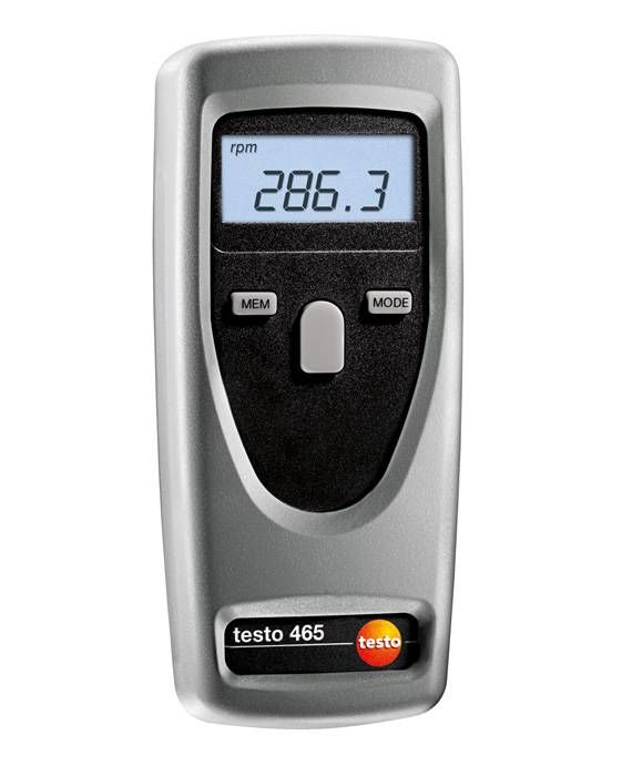 Testo 465 Instrumento de medição de RPM com Caso de transporte incl. 