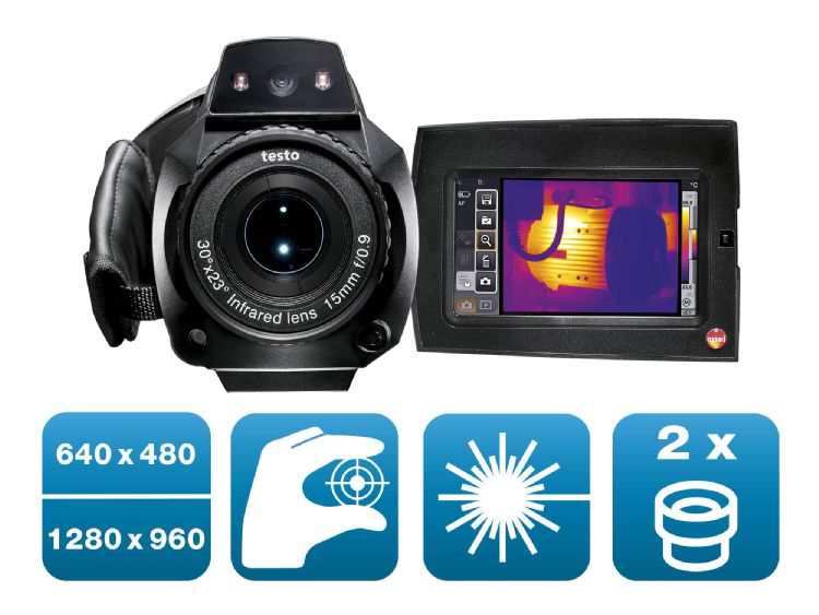 Termovisor testo 890 X2 (Incl. 2 lentes)