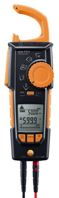 testo 770-3 Alicate Amperímetro True-rms para Medição Corrente Elétrica