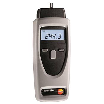 testo 470 - Instrumento de medição de rpm (medição sem contacto e mecânica)/TACÔMETRO INFRA RED